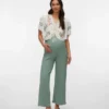 Cropped Fit V-Neck Top Cropped Fit V-Neck Top