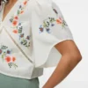 Cropped Fit V-Neck Top Cropped Fit V-Neck Top