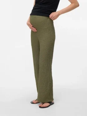 Flared Fit High Rise Trousers