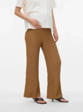 Flared Fit High Rise Trousers