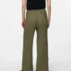 Flared Fit High Rise Trousers