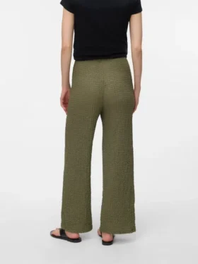 Flared Fit High Rise Trousers