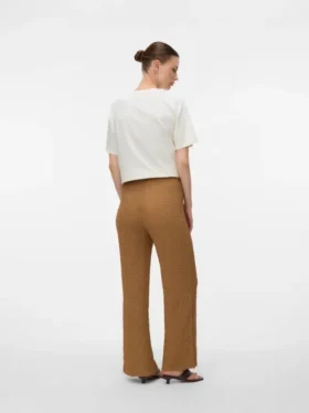 Flared Fit High Rise Trousers