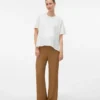 Flared Fit High Rise Trousers