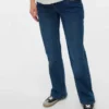 Flared Fit Mid Waist Boot-Cut Jeans