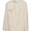High Neck Elasticated Cuffs Adjustable Straps Volume Sleeves Jacket