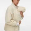 High Neck Elasticated Cuffs Adjustable Straps Volume Sleeves Jacket
