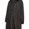 High Stand-Up Collar Elasticated Cuffs Coat