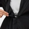 High Stand-Up Collar Elasticated Cuffs Coat