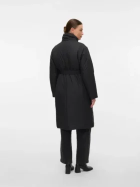 High Stand-Up Collar Quilted Jacket