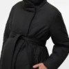 High Stand-Up Collar Quilted Jacket