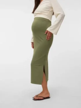 High Waist Long Skirt
