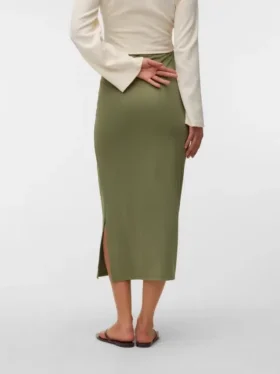 High Waist Long Skirt