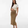 High Waist Long Skirt