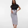 High Waist Long Skirt