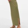 High Waist Long Skirt