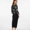 High Waist Midi Skirt