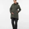 Hood with Faux Fur Lining Coat
