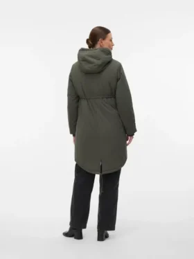 Hood with Faux Fur Lining Coat