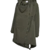 Hood with Faux Fur Lining Coat