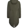 Hood with Faux Fur Lining Coat