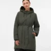 Hood with Faux Fur Lining Coat