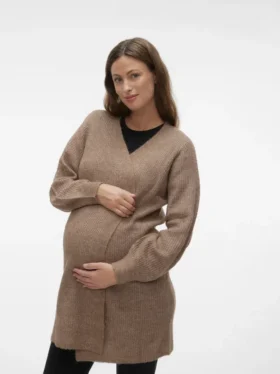 Knitted Maternity-Cardigan