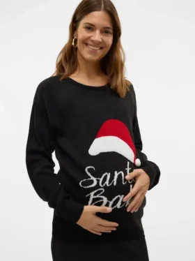 Knitted Maternity-Pullover
