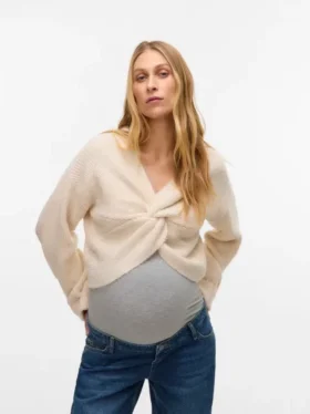 Knitted Maternity-Pullover