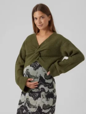 Knitted Maternity-Pullover