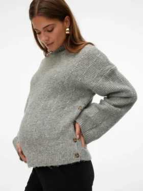 Knitted Maternity-Pullover