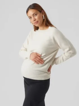 Knitted Maternity-Pullover
