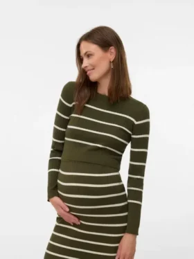 Knitted Maternity-Pullover