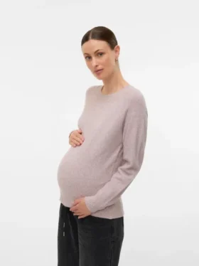 Knitted Maternity-Pullover
