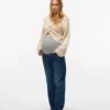 Knitted Maternity-Pullover