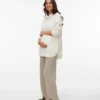 Knitted Maternity-Pullover