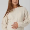 Knitted Maternity-Pullover