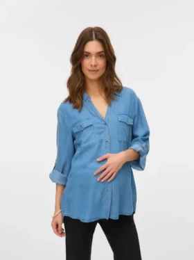 Loose Fit Shirt Collar Shirt