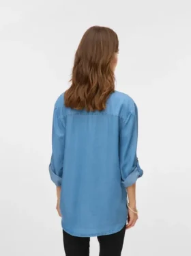 Loose Fit Shirt Collar Shirt