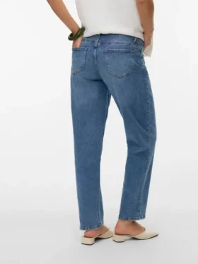 Mom Fit Mid Waist Jeans