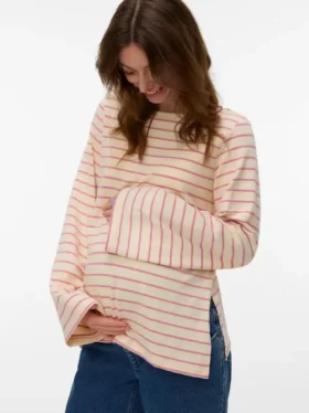 Regular Fit Boat Neck Top
