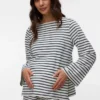 Regular Fit Boat Neck Top