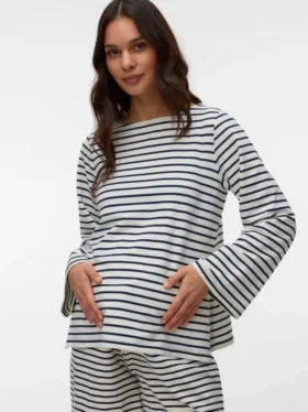 Regular Fit Boat Neck Top