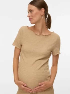 Regular Fit Boat Neck Top