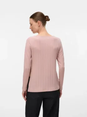 Regular Fit Boat Neck Top