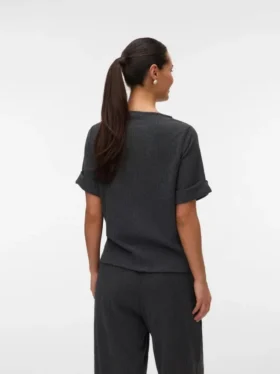 Regular Fit Boat Neck Top