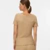 Regular Fit Boat Neck Top