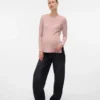 Regular Fit Boat Neck Top