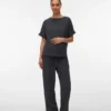 Regular Fit Boat Neck Top