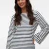 Regular Fit Boat Neck Top